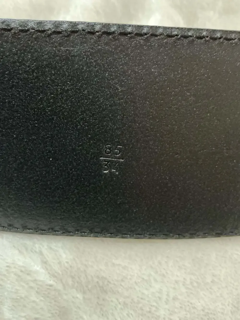 Prada Leather Belt Size 85/34 Black